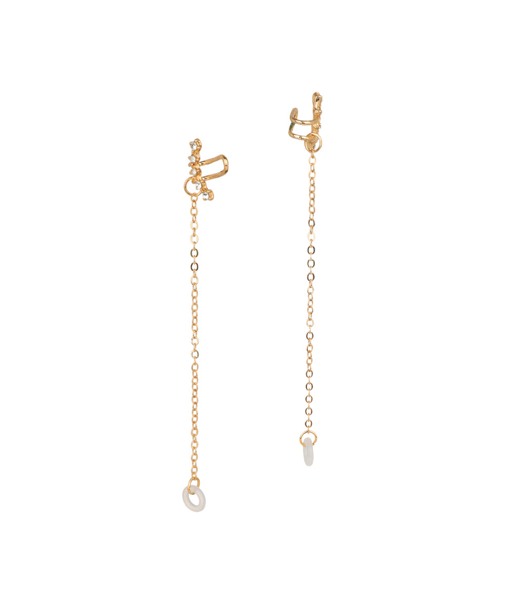 Rhinestone Ear Cuff Chain for AirPods | Stylika