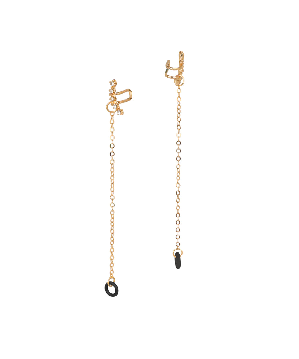 Rhinestone Ear Cuff Chain for AirPods | Stylika