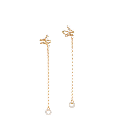 Rhinestone Ear Cuff Chain for AirPods | Stylika