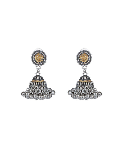 Celestial Arc Oxidised Necklace Set | Stylika