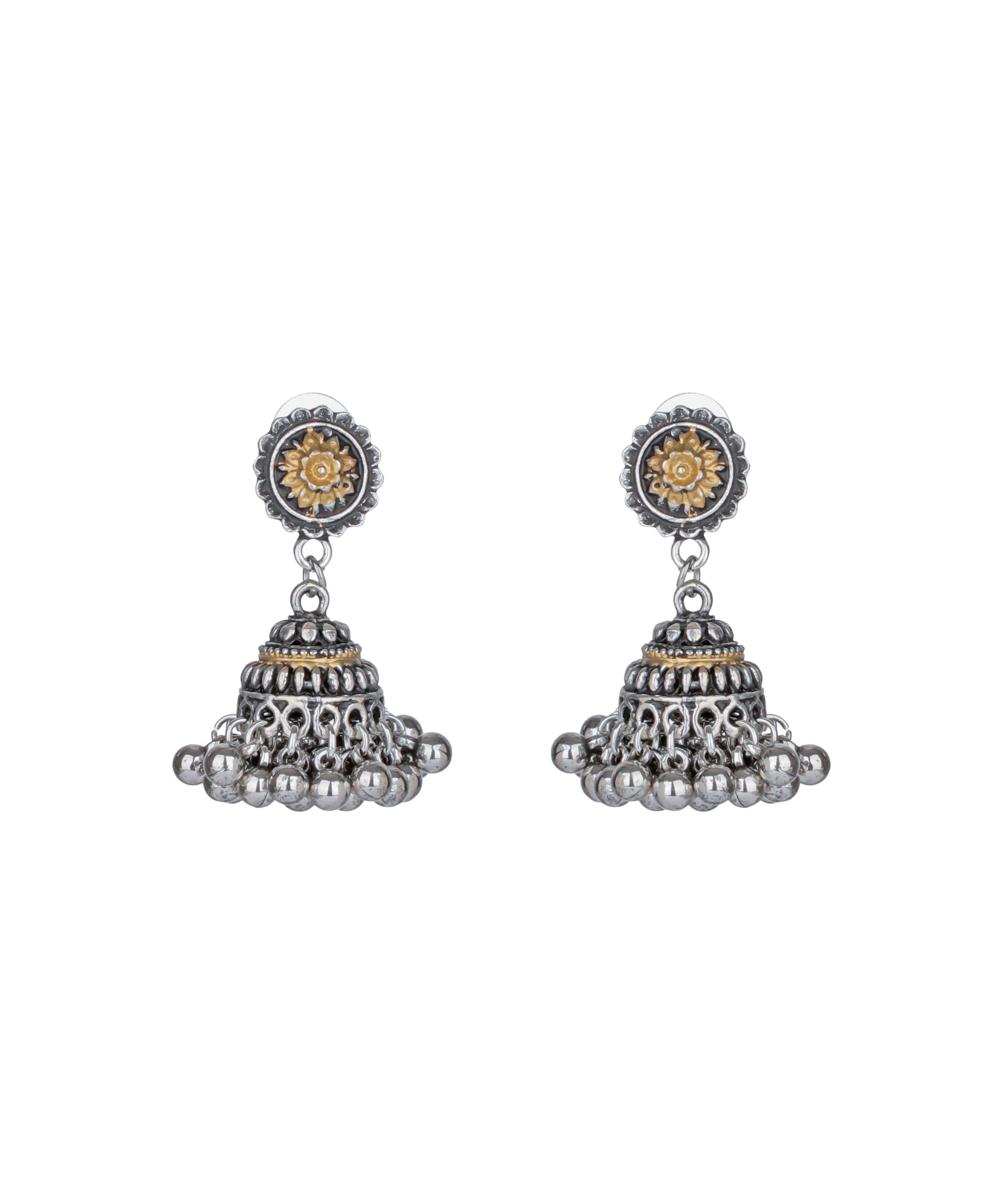 Celestial Arc Oxidised Necklace Set | Stylika