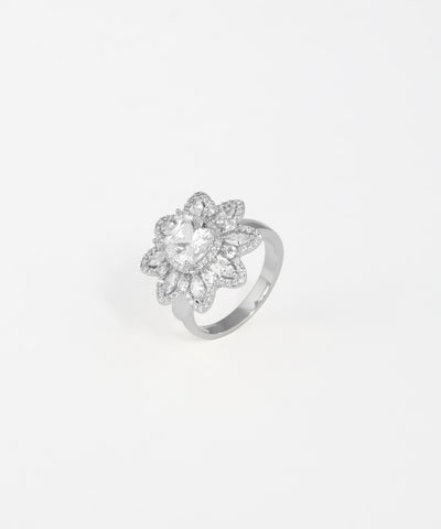 Floral Cluster Statement Ring | Stylika