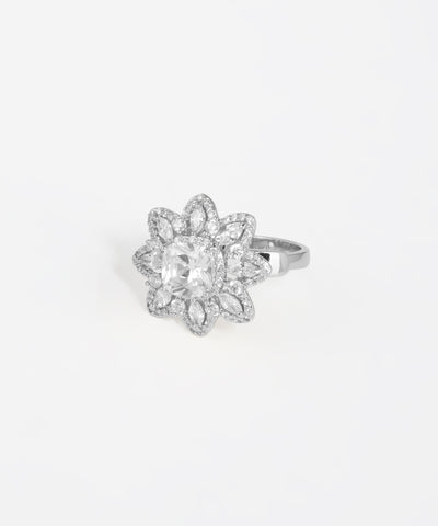 Floral Cluster Statement Ring | Stylika