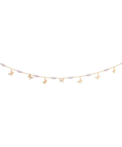 Butterfly Charm Bead Waist Chain | Stylika