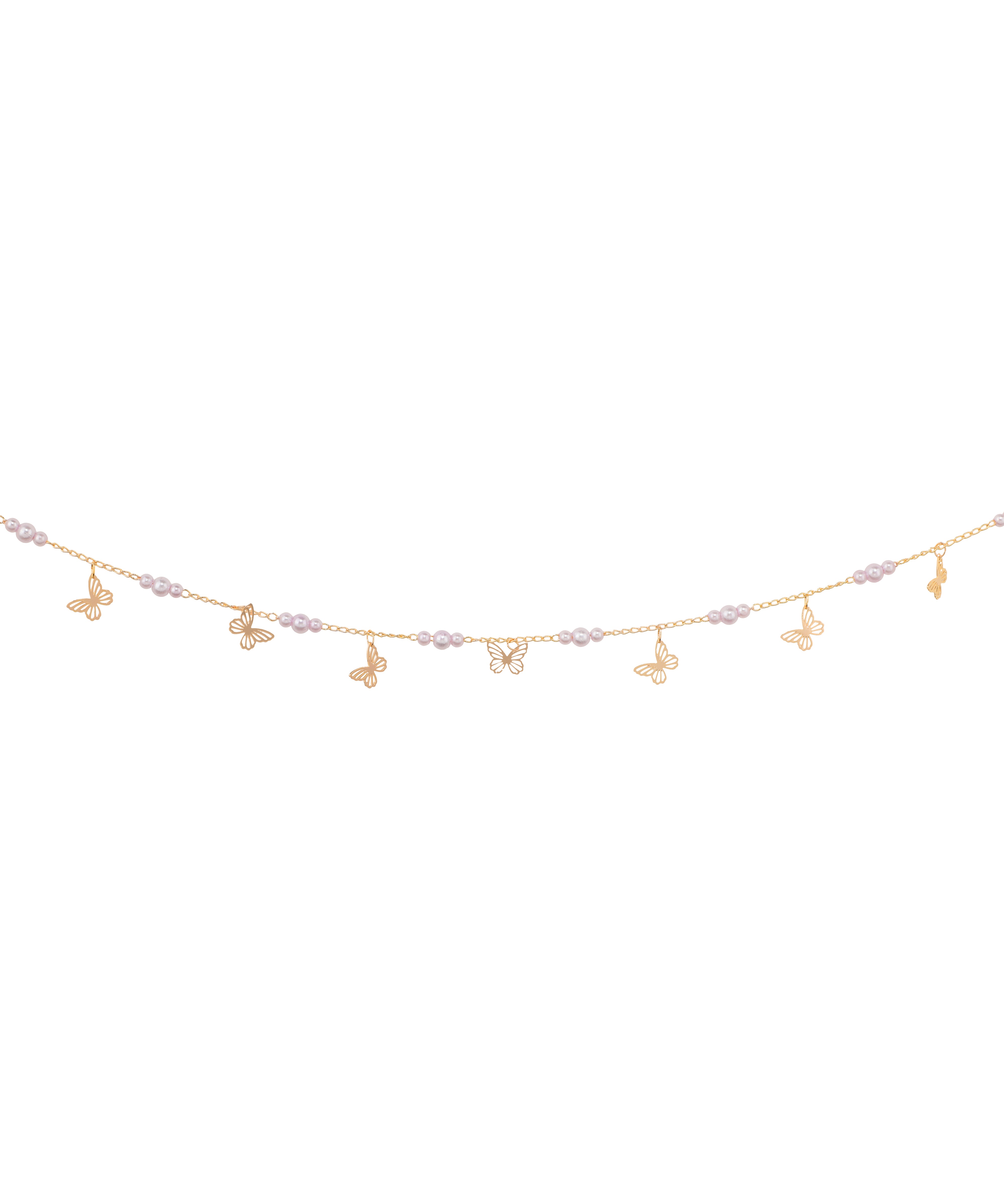 Butterfly Charm Bead Waist Chain | Stylika