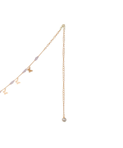 Butterfly Charm Bead Waist Chain | Stylika
