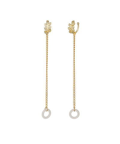 Leaf Motif Ear Cuff Chain for AirPods | Stylika