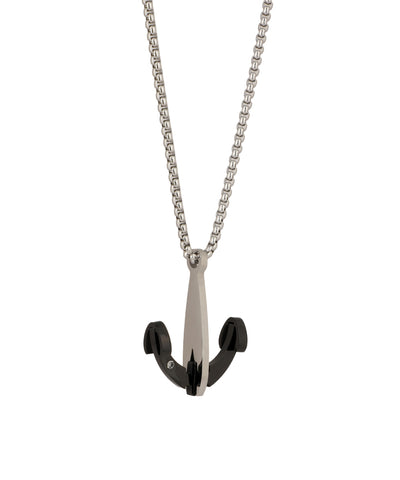 Split Anchor Pendant Necklace | Stylika