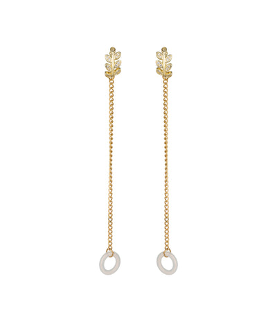 Leaf Motif Ear Cuff Chain for AirPods | Stylika
