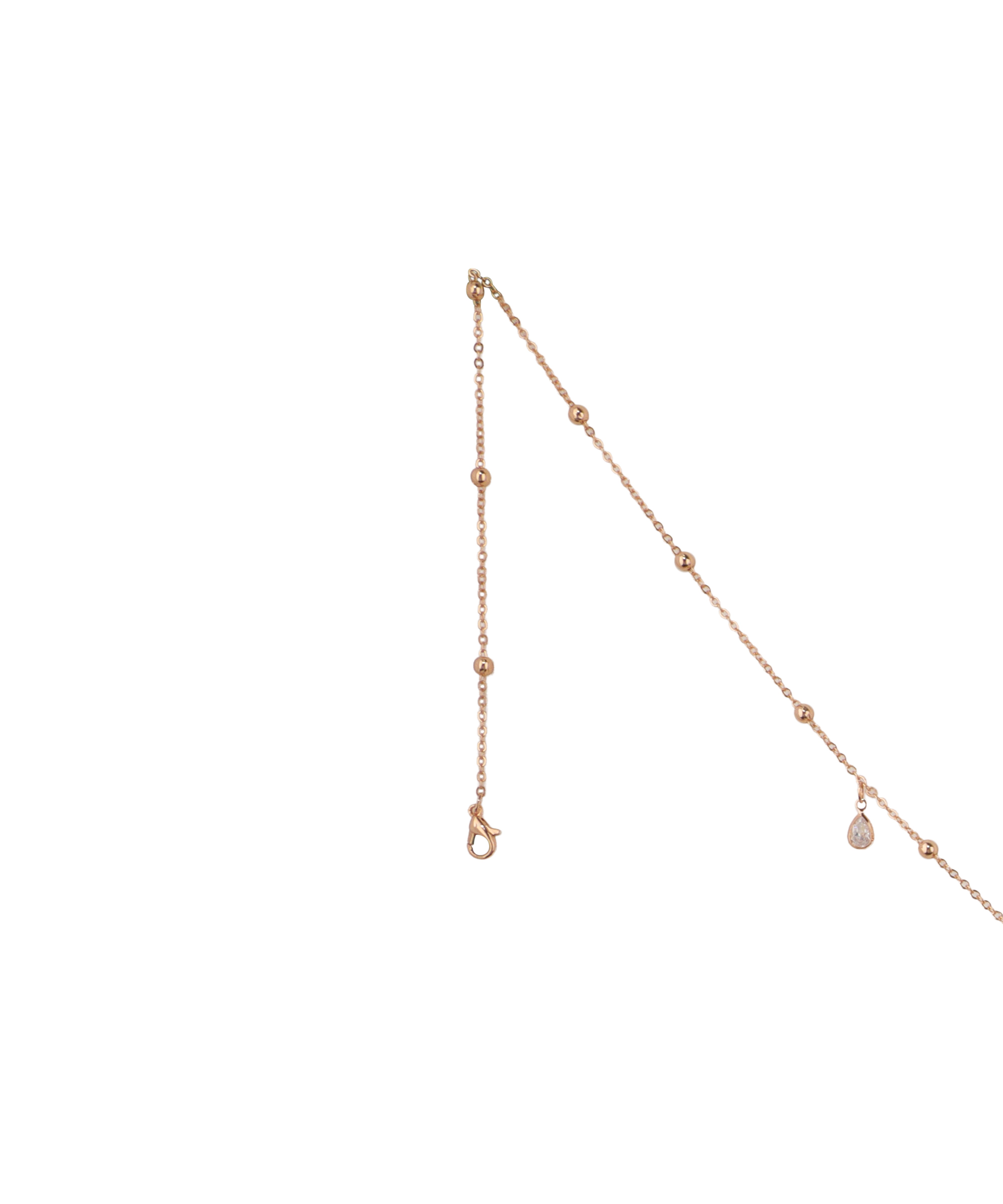Delicate Teardrop Dangle Waist Chain | Stylika