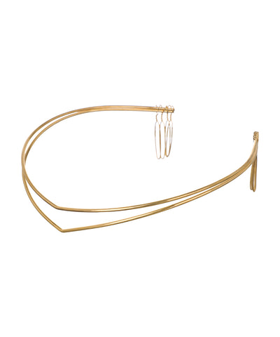 Minimal Double Wire Hair Tiara | Stylika