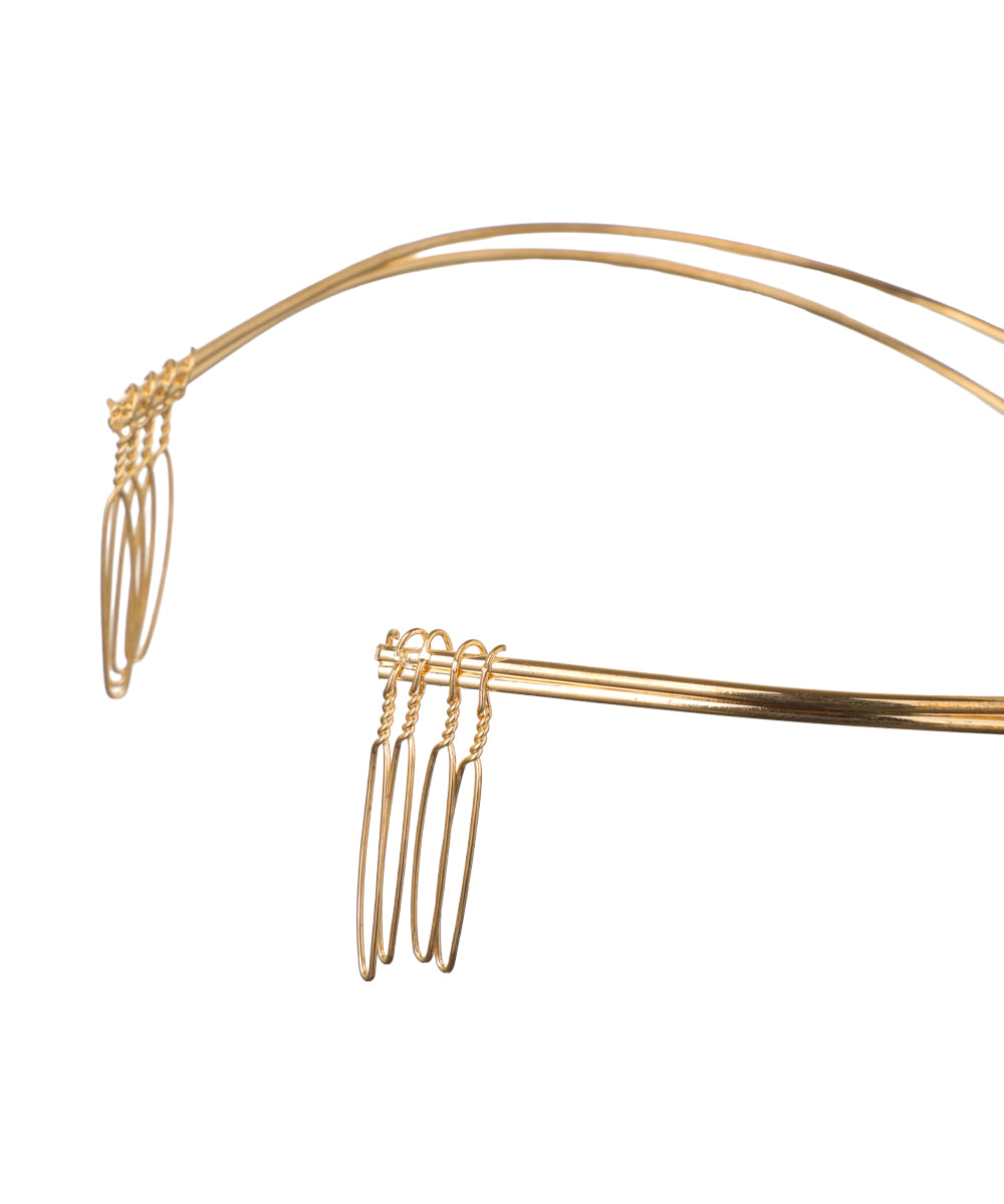 Minimal Double Wire Hair Tiara | Stylika