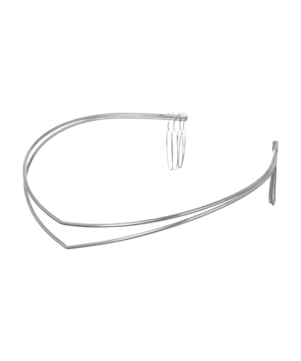 Minimal Double Wire Hair Tiara | Stylika