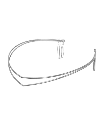 Minimal Double Wire Hair Tiara | Stylika