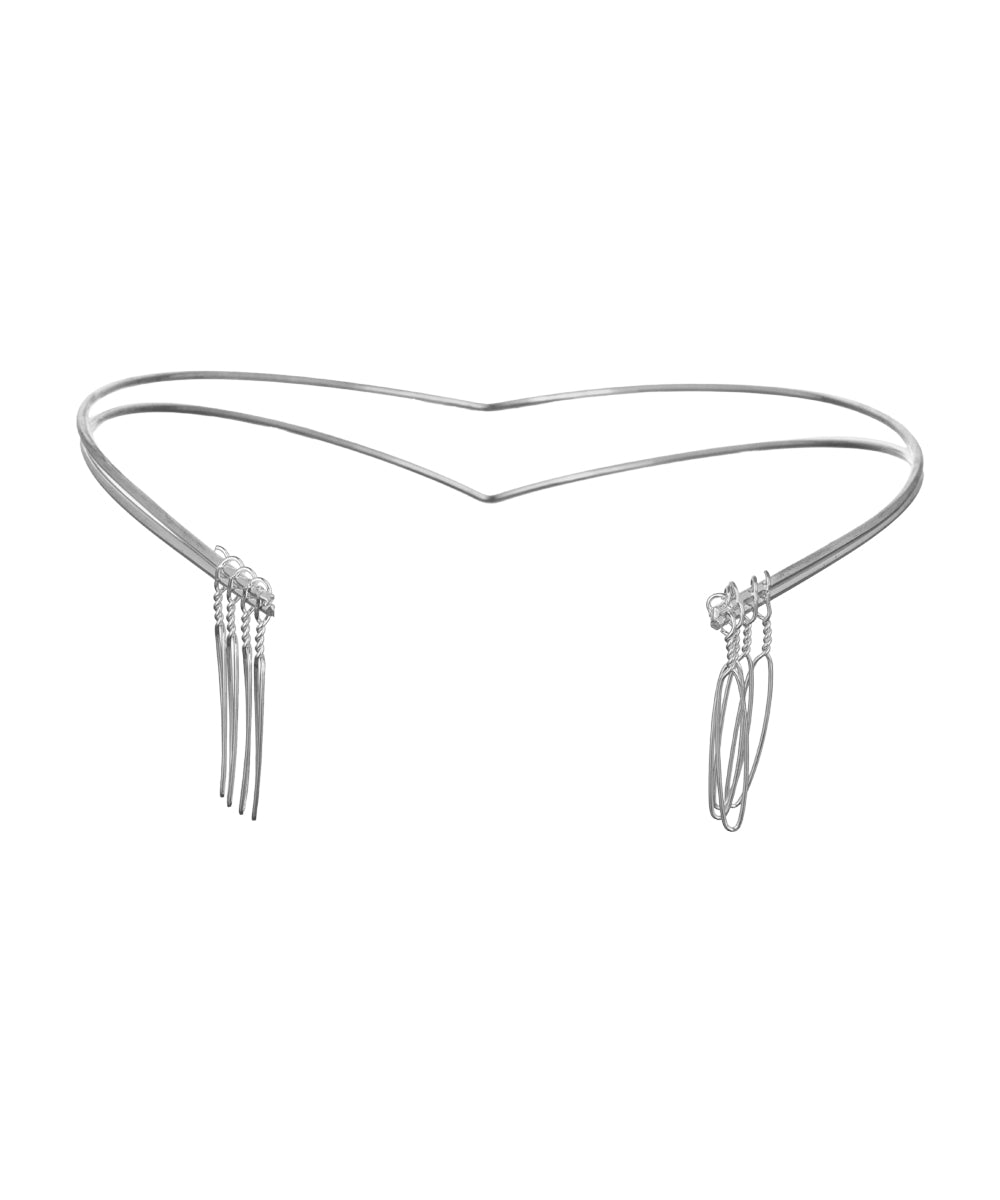 Minimal Double Wire Hair Tiara | Stylika