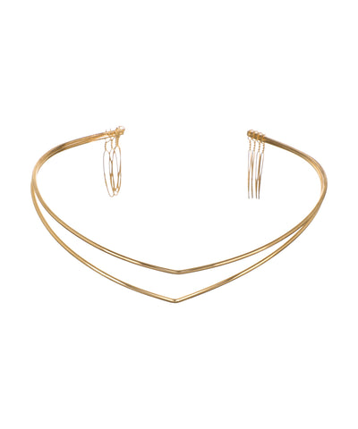 Minimal Double Wire Hair Tiara | Stylika