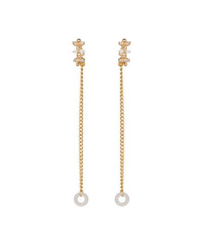 Floral Cluster Ear Cuff Chain for AirPods | Stylika