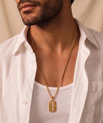 Razor Blade Pendant Men Necklace | Stylika