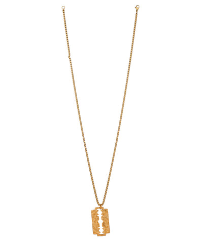 Razor Blade Pendant Men Necklace | Stylika