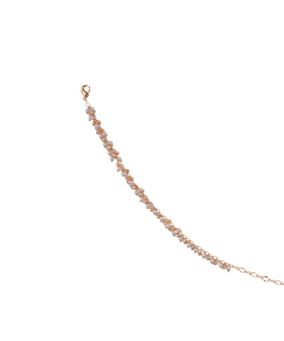Delicate Beaded Multi-Strand Draped Waist Chain with Tassel | Stylika