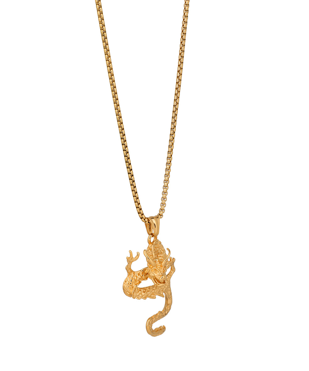 Dragon Crest Pendant Necklace | Stylika