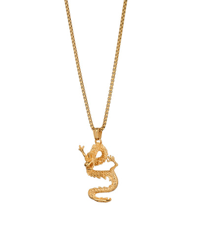 Dragon Crest Pendant Necklace | Stylika