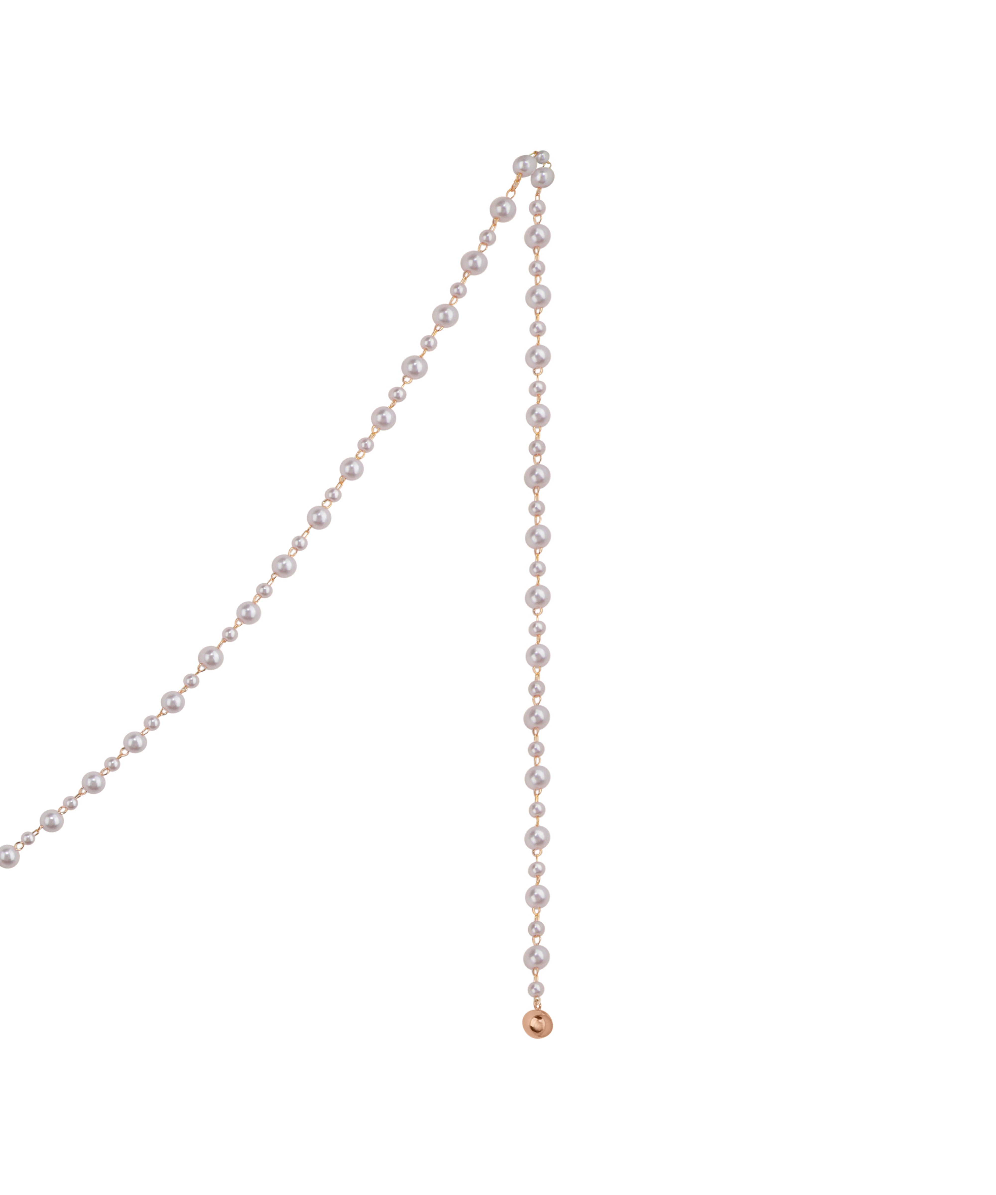 Delicate Beaded Dangle Waist Chain | Stylika