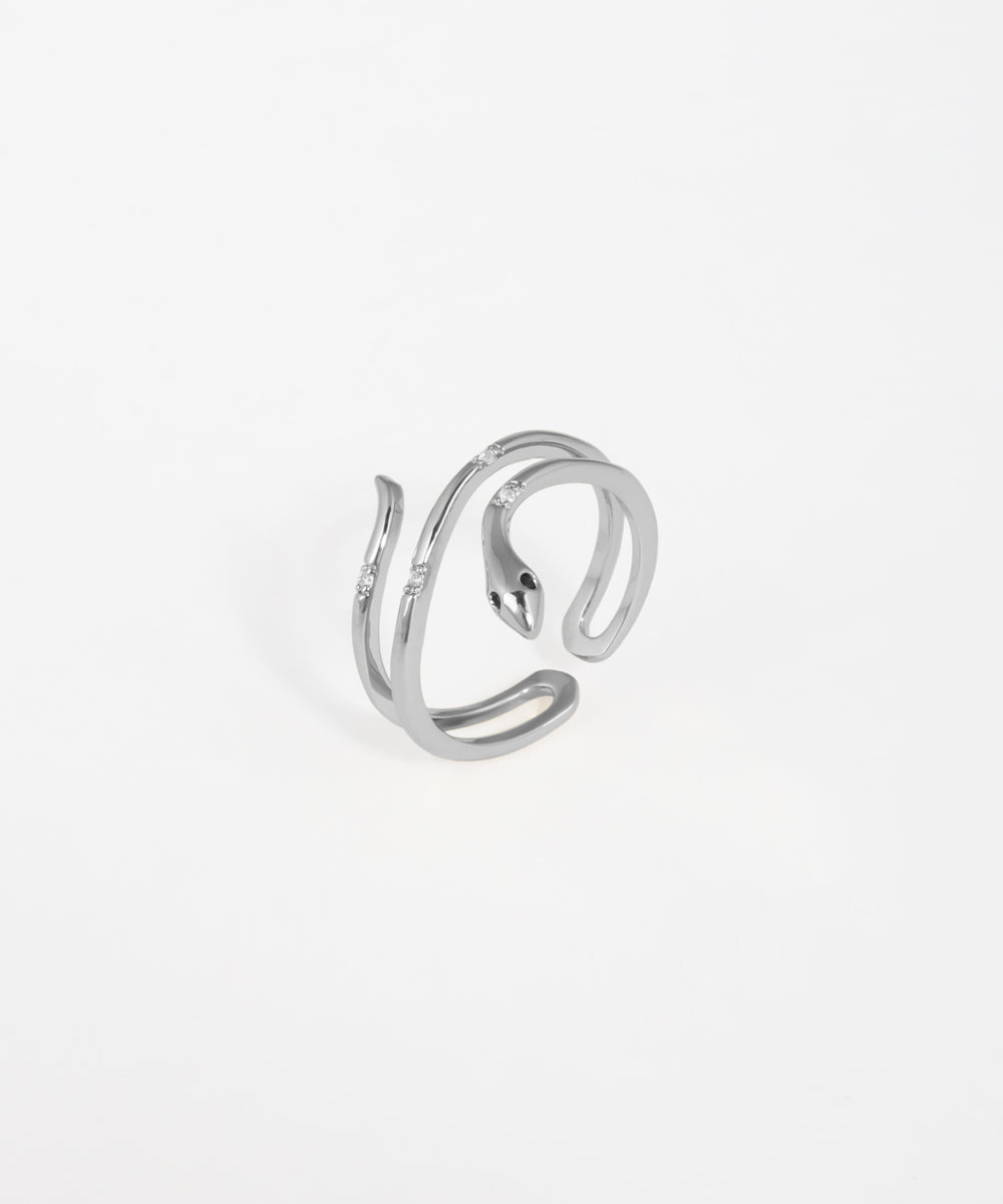 Snake Wrap Design Fashion Statement Ring | Stylika