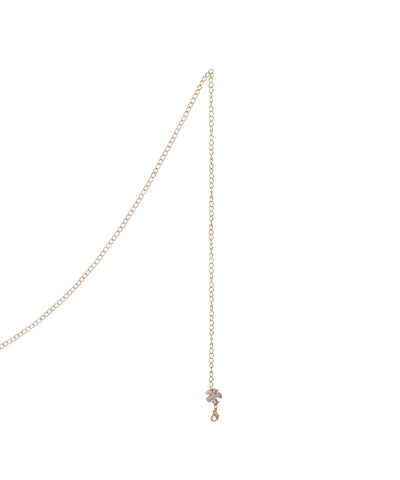Delicate Chain Waist Chain with Subtle Sparkle Detail | Stylika