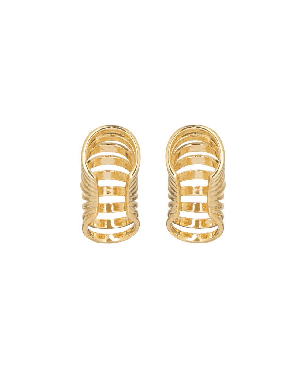Multi-Band Layered Ear Cuff Earrings | Stylika