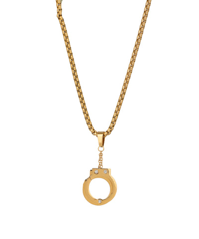 Handcuff Pendant Necklace | Stylika