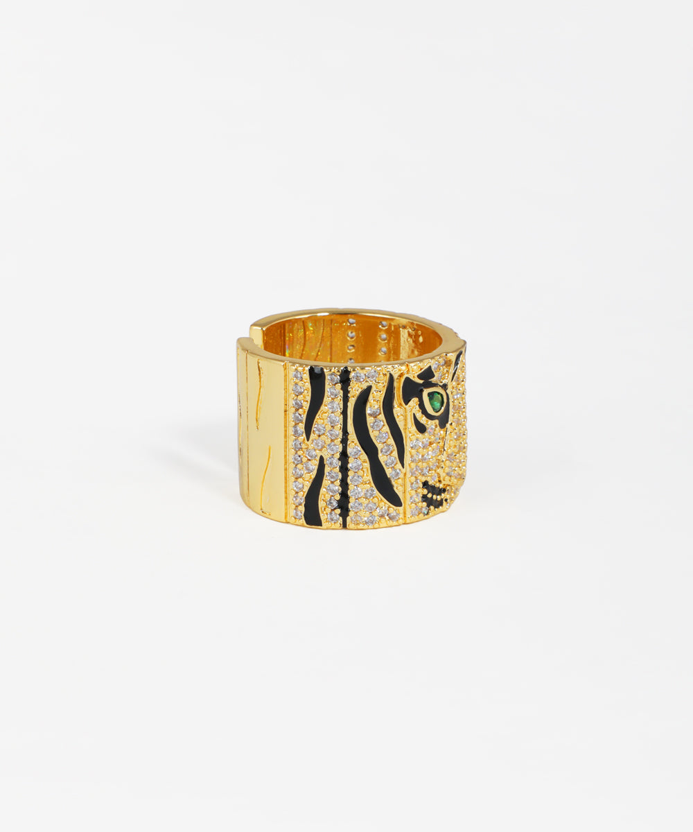 Tiger Statement Ring | Stylika