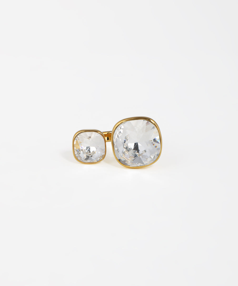 Open Shank Cushion Cut Stone Ring | Stylika