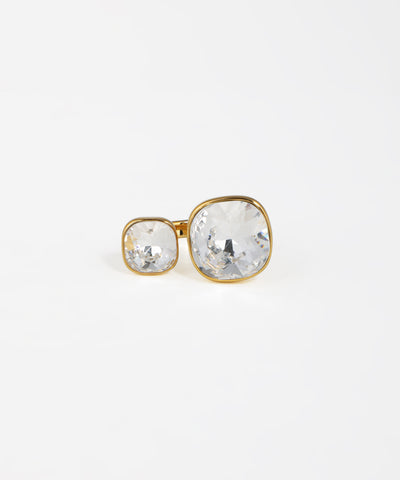 Open Shank Cushion Cut Stone Ring | Stylika