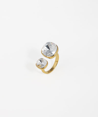 Open Shank Cushion Cut Stone Ring | Stylika