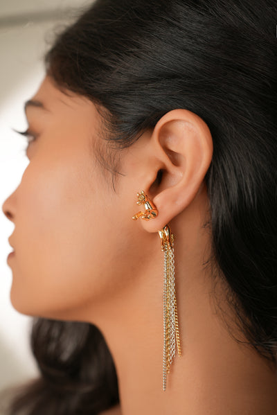 Trojan Horse Chain Drop Earrings | Stylika