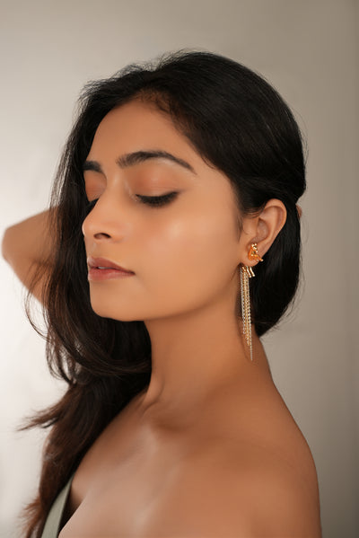 Trojan Horse Chain Drop Earrings | Stylika