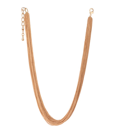 Classic Multi Strand Chain Necklace | Stylika