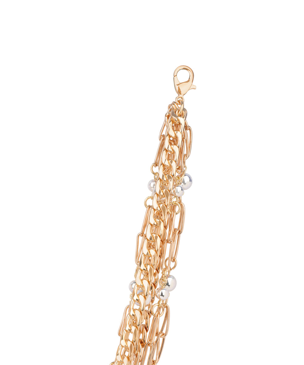 Multi-Layered Chain with Spherical Accents | Stylika