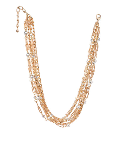 Multi-Layered Chain with Spherical Accents | Stylika