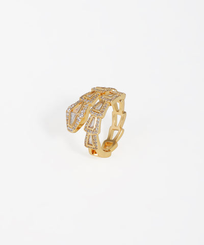 Snake Motif Wrap Around Ring | Stylika