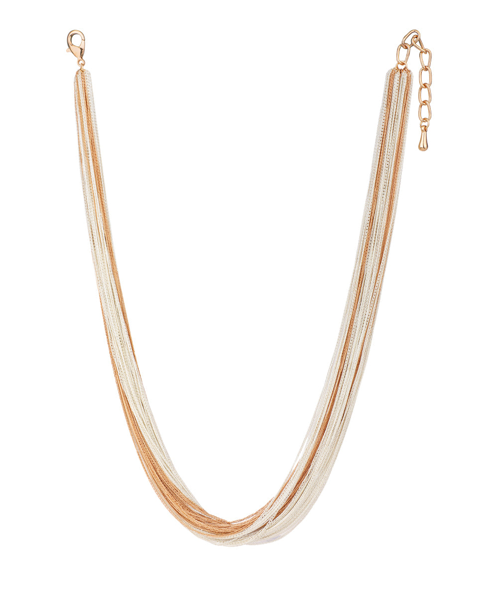 Multi-Strand Two-Tone Layered Chain | Stylika