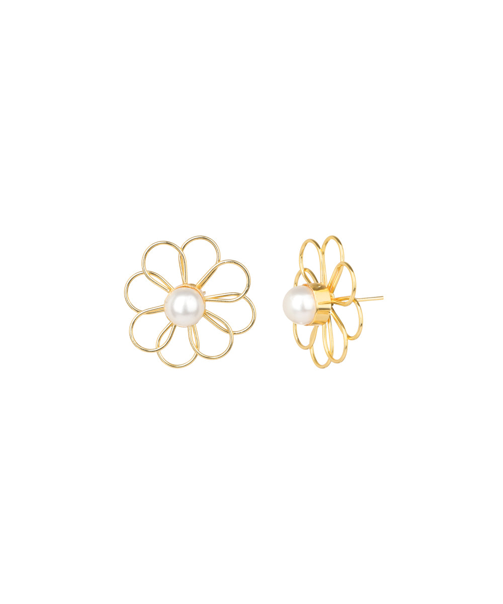 Pearl Doodle Earrings | Stylika