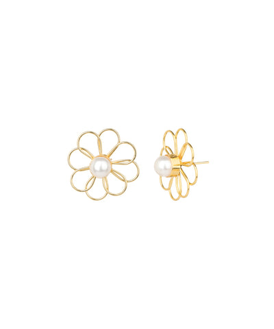 Pearl Doodle Earrings | Stylika