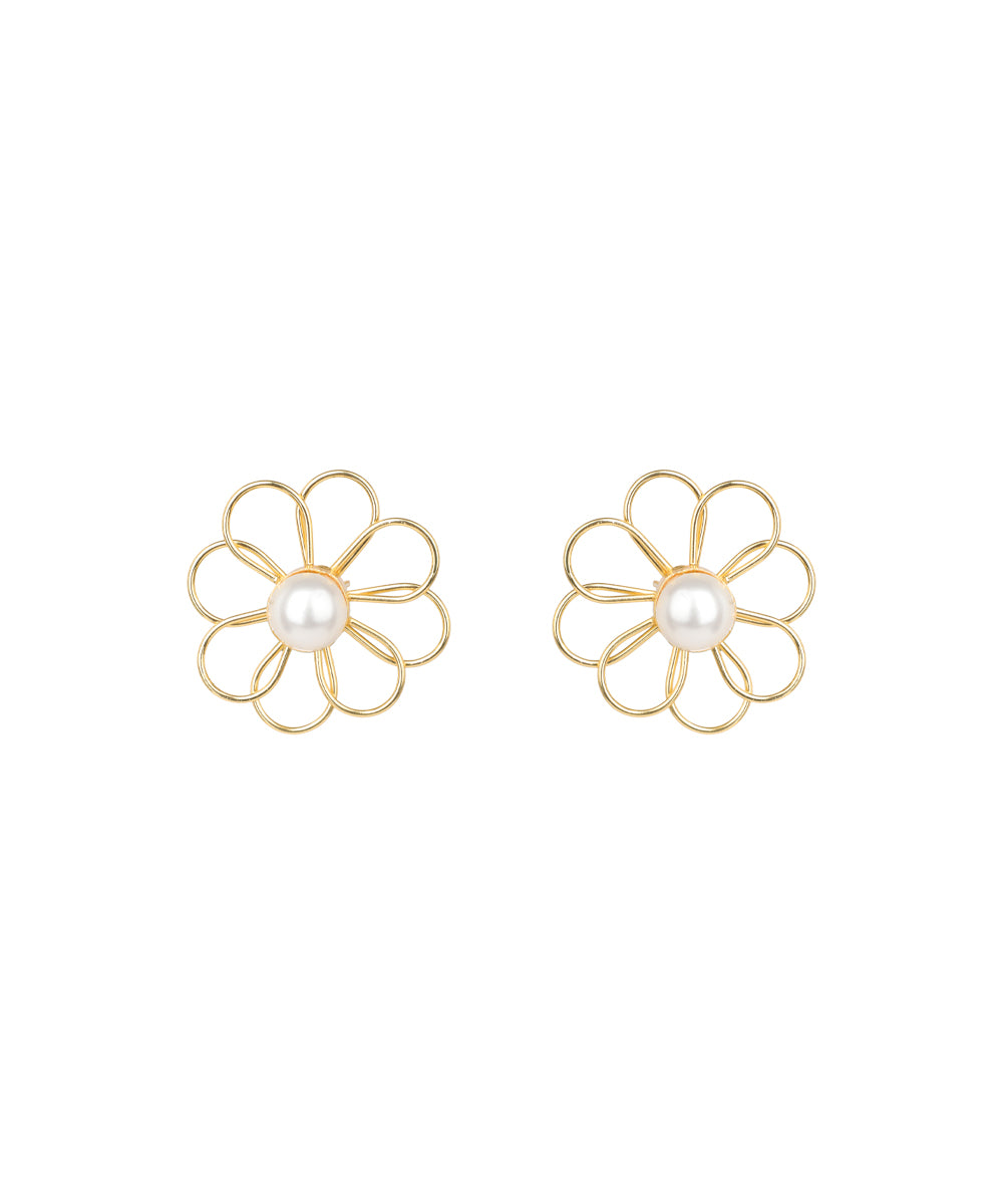 Pearl Doodle Earrings | Stylika
