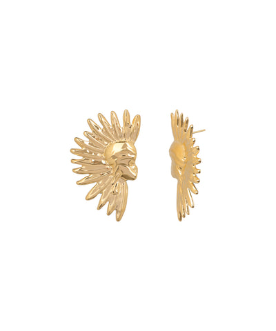 Warrior Crown Earrings | Stylika