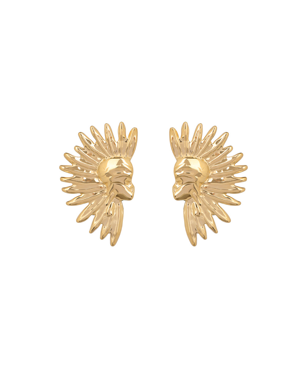 Warrior Crown Earrings | Stylika