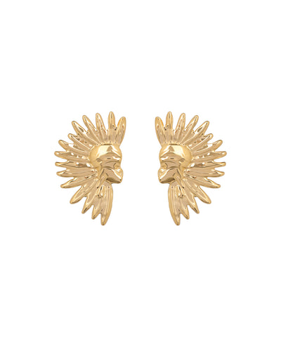Warrior Crown Earrings | Stylika