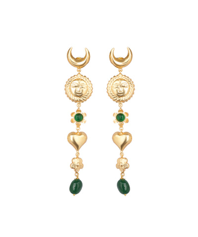 Moon Sun Love Earrings | Stylika