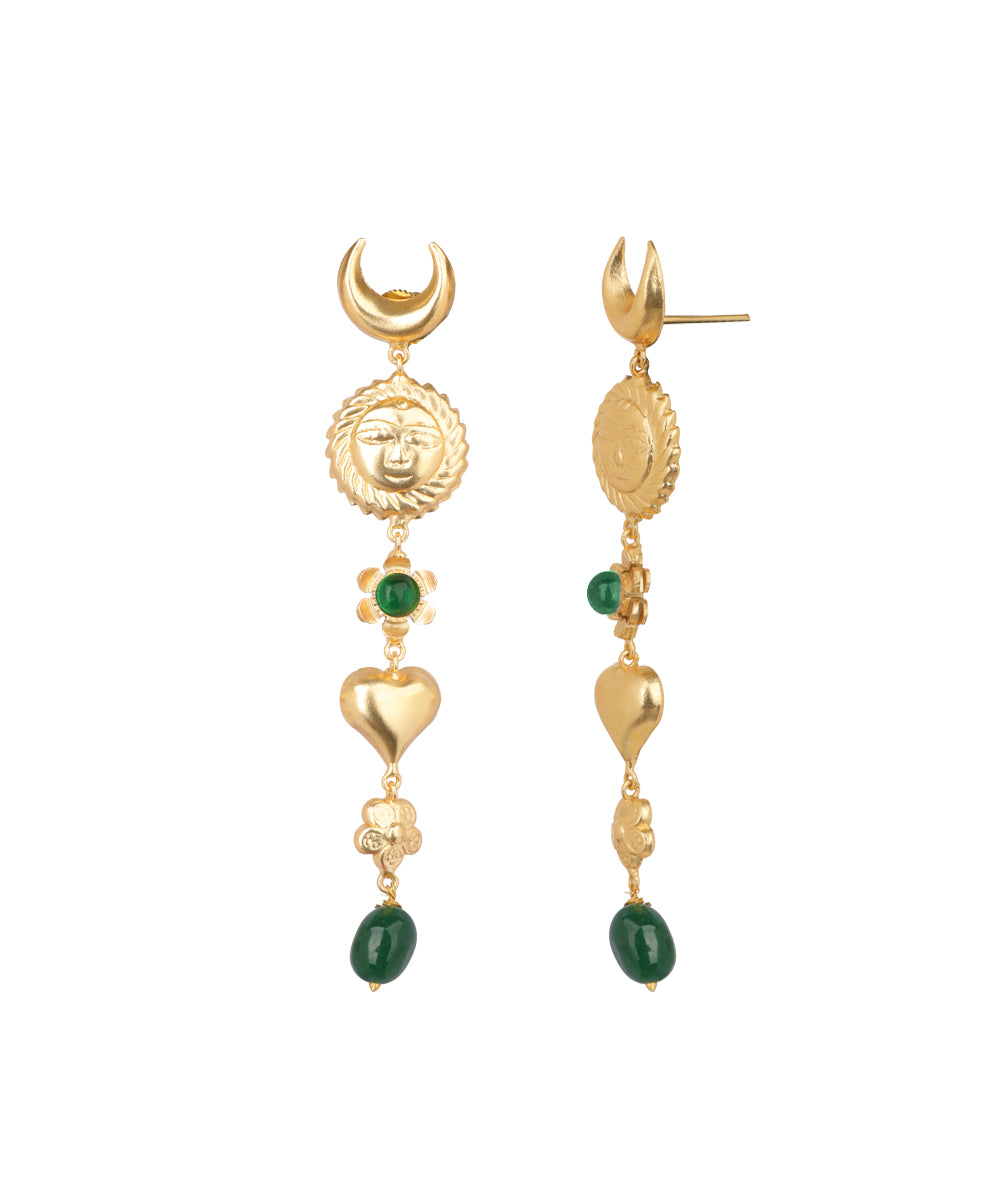 Moon Sun Love Earrings | Stylika